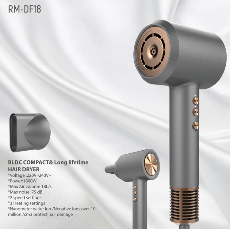 Private Label Bldc Motor Powerful Hair Dryer Korea Cold Air Hair Dryer