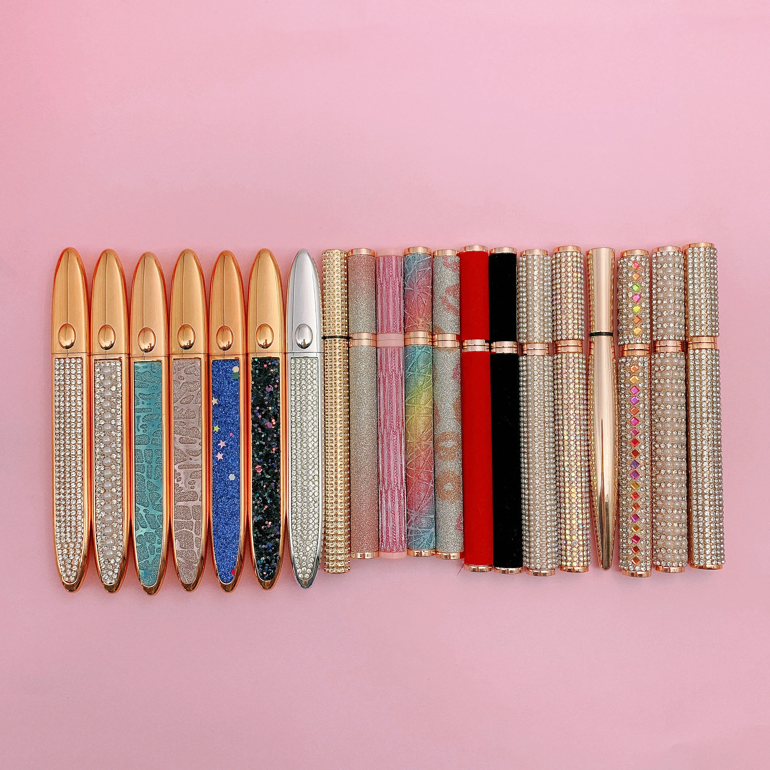 

2021 slim waterproof liquid eyeliner adhesive pencil rose gold lash glue pen for makeup, Natural color