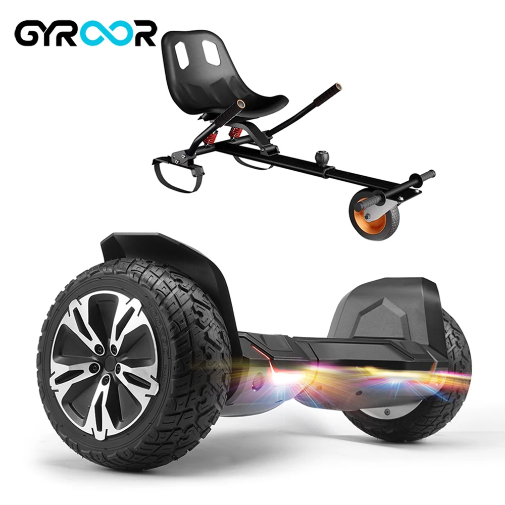 

Electric Hoverkart for Kids Hoverseat 2 Wheel Self Balancing Scooter hoverboard hoverkart go karts, Black/red/white/blue