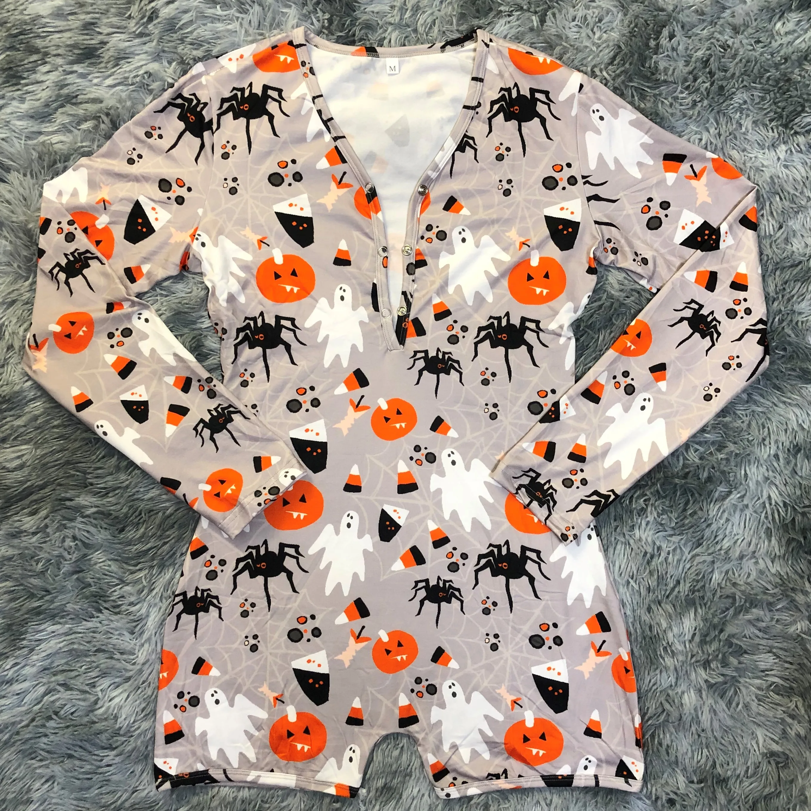 

2021 Adults Sexy Pajama black Halloween Long Sleeve Sleepwear wholesale adult onesie