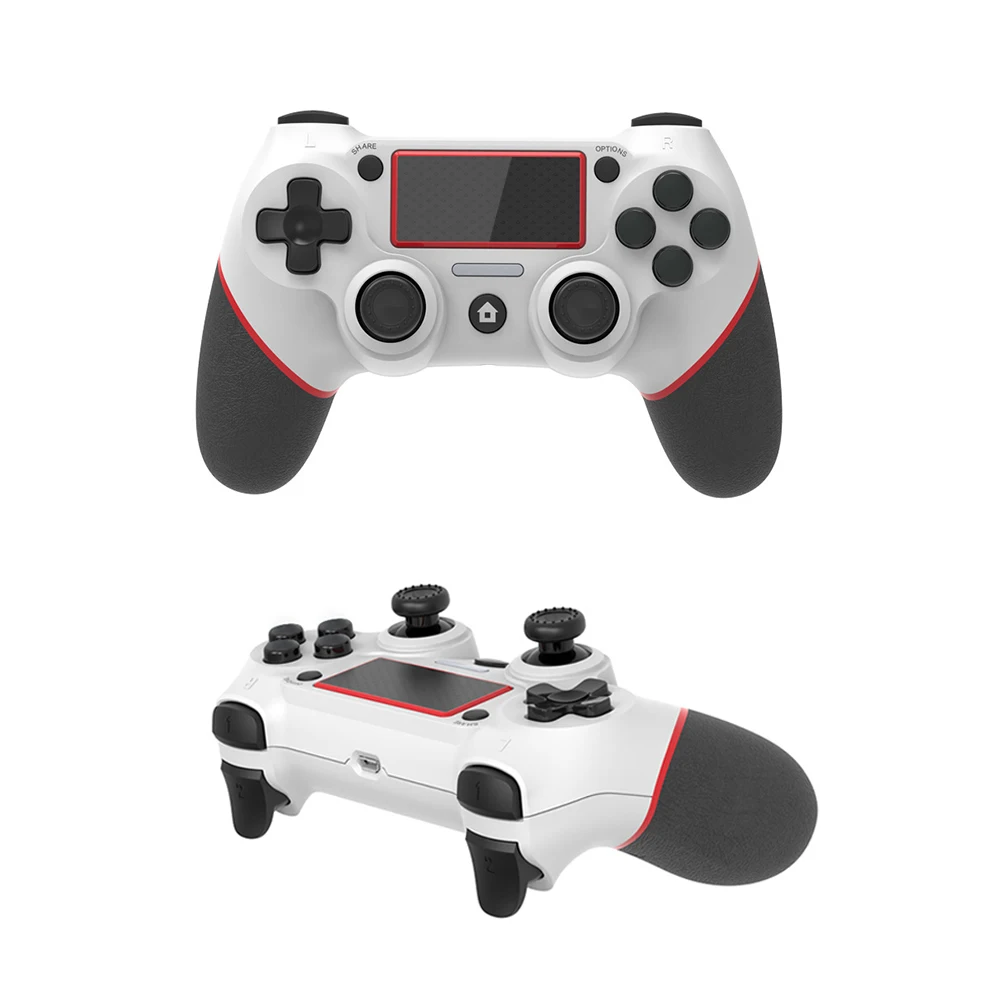 

Wholesale game controller for android black and white game controller for ps4 gyroscope Double-vibration game joy pad