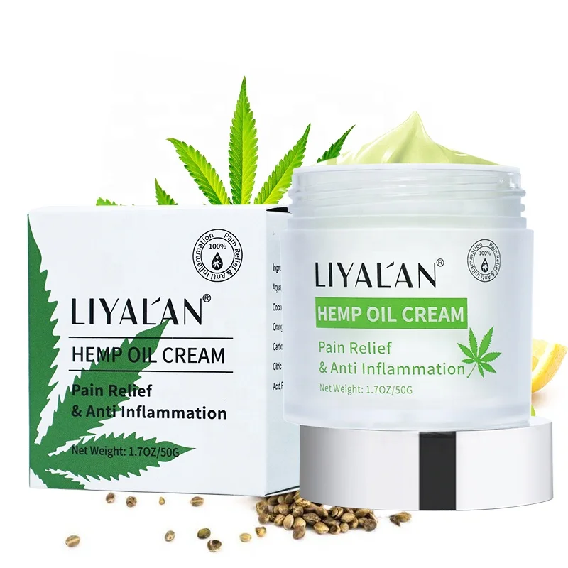 

OEM Private Label Custom 5000mg Muscle Pain Relief Natural Hemp Oil CBD Extract Body Face Cream