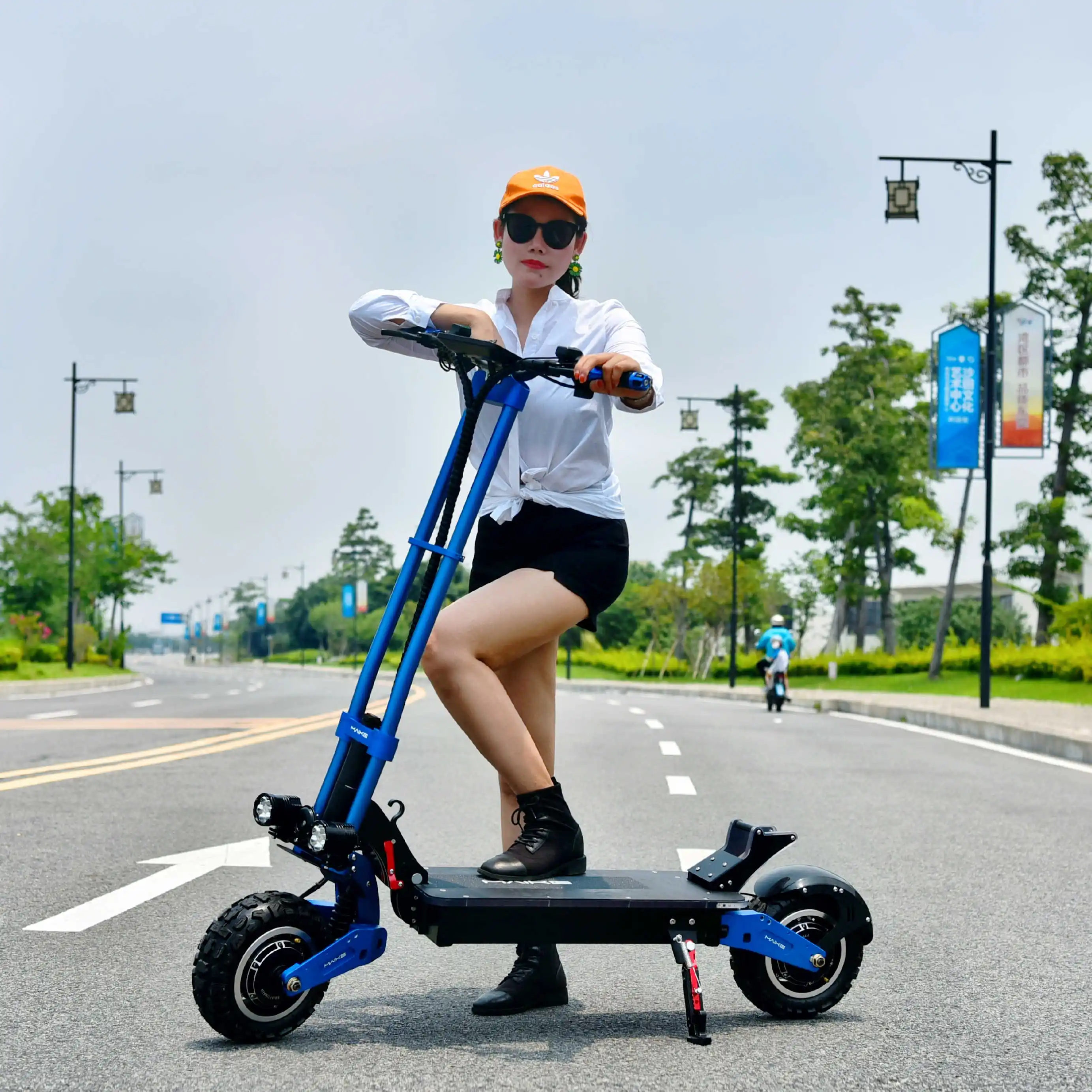 

best buy free shipping dropship EU warehouse 5600W powerful 11 inch off road 95km/h fast electric scooters adults with seat