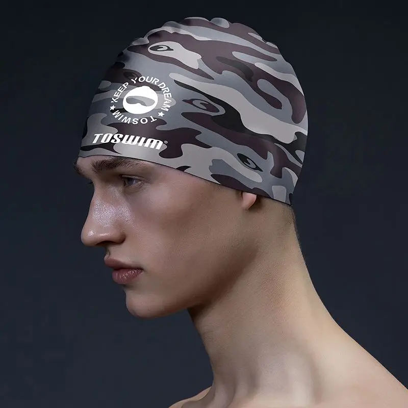 

The Most Popular Multicolored Silicone Hat Swimming Pool Swim Wear Hats