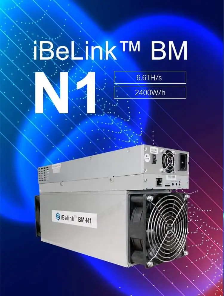 OneStopMining Super hot sale miner Ibelink CKB Miner 6.6T 2400W Ibelink BM-N1 CKB BM-N1 Miner machine