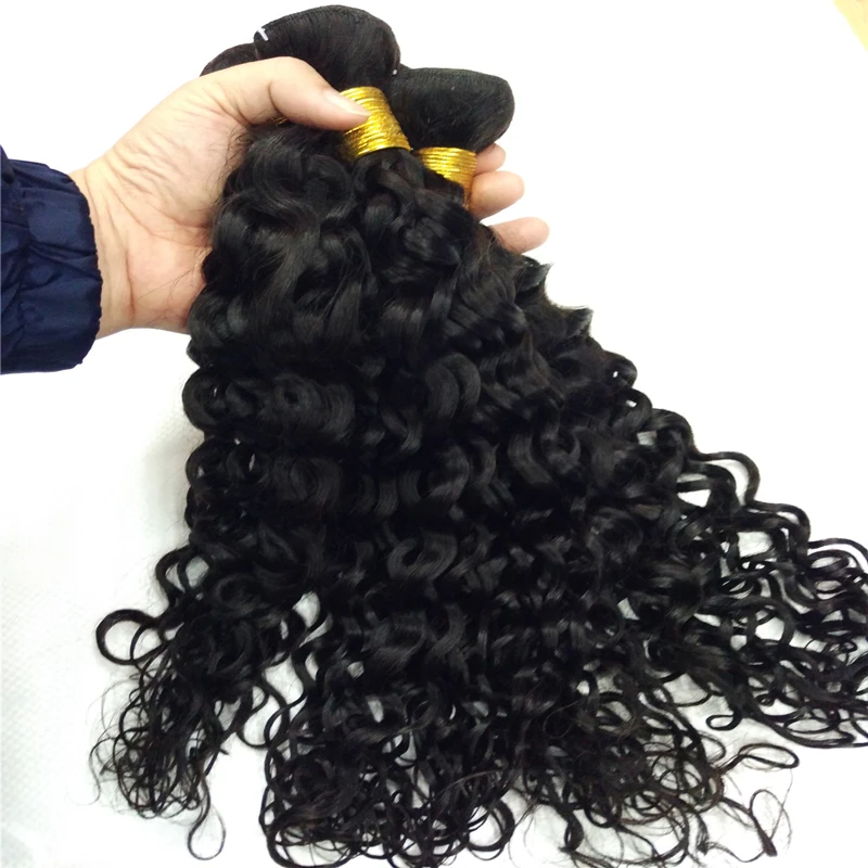 

Letsfly brazilian Water Wave Human Hair 10 Bundles Wet and Wavy Curly Hair Water Wave Virgin Hair weaving