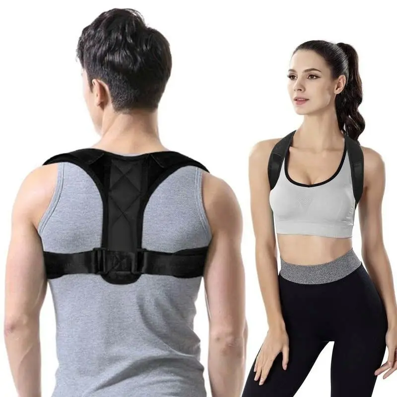 

Adjustable Posture Corrector Brace, popular Clavicle Brace Belt for Shoulder & Back Support, Black