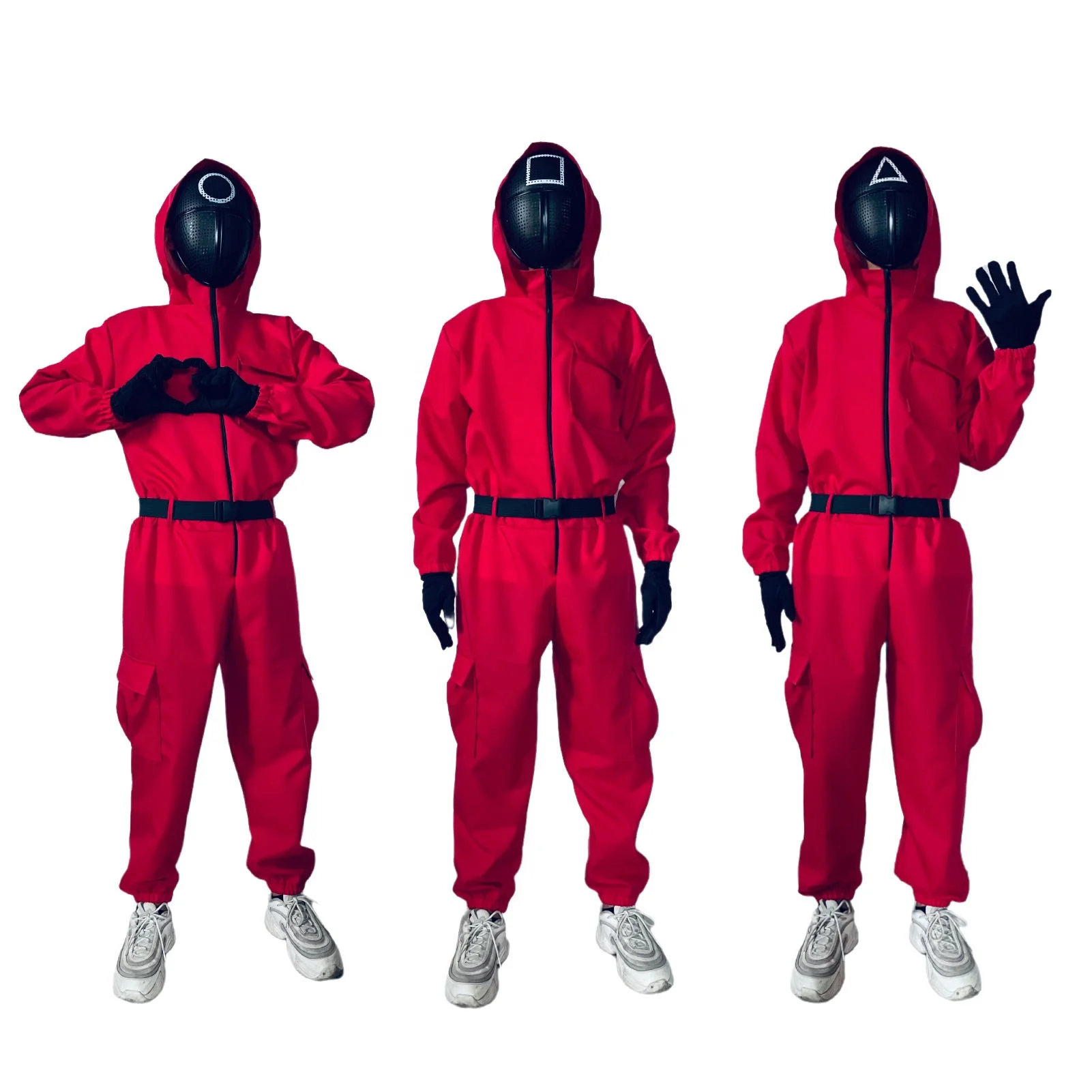 

Cosplay Jacket Suit Costume Shirt Masque Tracksuit Costume T shirt Track T-Shirt Clothes Squid Game Costume