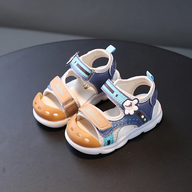 

2022 Children's Shoes Boys Girls Sandals Baotou Kickproof Children Sandals Summer Style Boys Girls Baby Functional Shoes Sandals, Pink/blue