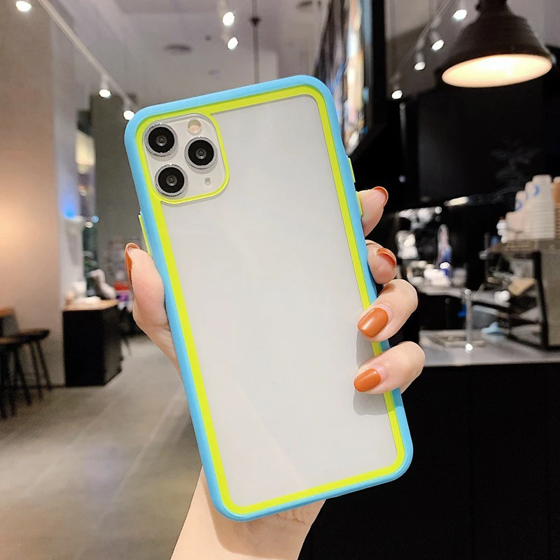 

New Style High Transparent Acrylic + TPU Shockproof Case For iPhone 11, Multi