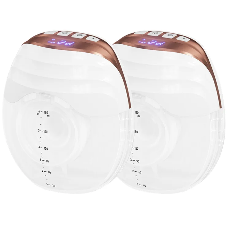 

GLE10 Breast Electric Pump Wearable Portable HandsFree Breast Pump for Breastfeeding Ultra Slim BPA-Free