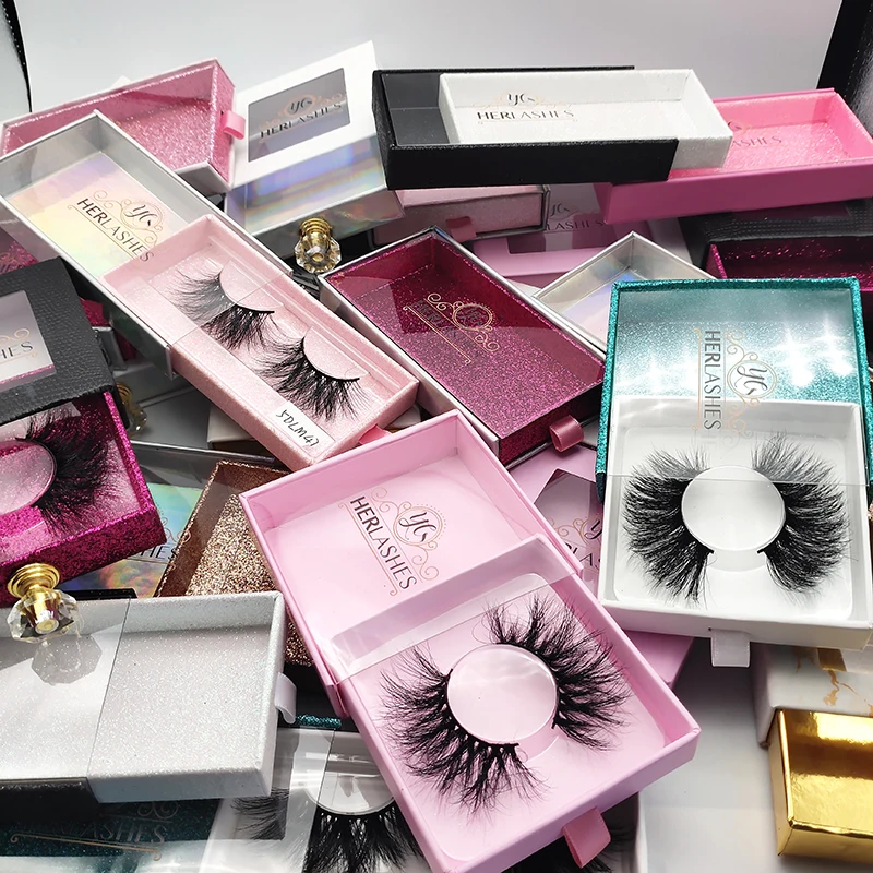 

Wholesale High Quality False Eyelashes Mink Lashes With Private Label