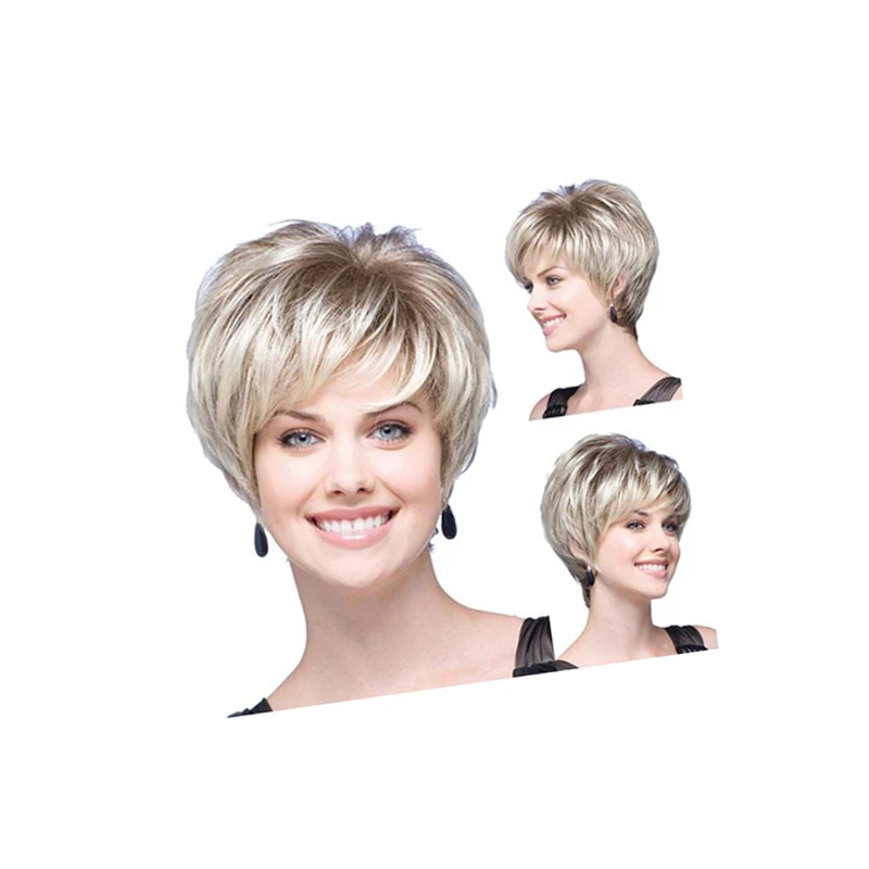 

Wholesale european hair wig blonde human hair full lace wig for white women black women synthetic hair