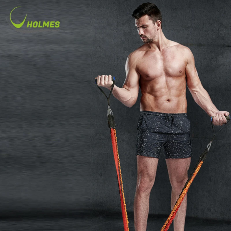 

Wholesale Fitness 11 piece adjustable resistance band set for home use