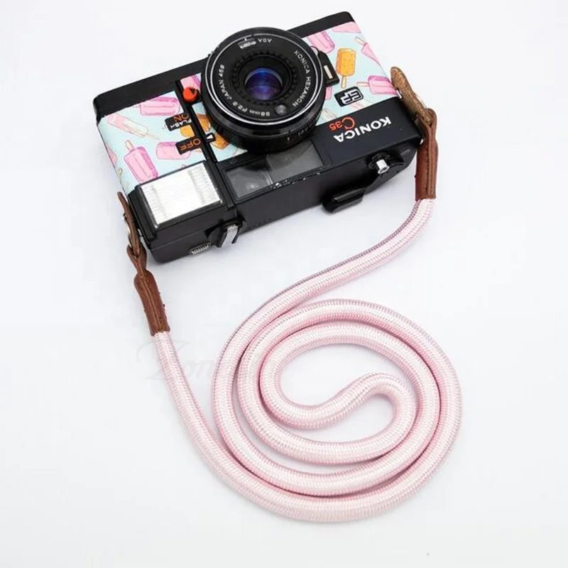 

Zonesin Nylon Braided Shoulder Belt Climbing Rope Camera Strap, 7 colors, or can be customized