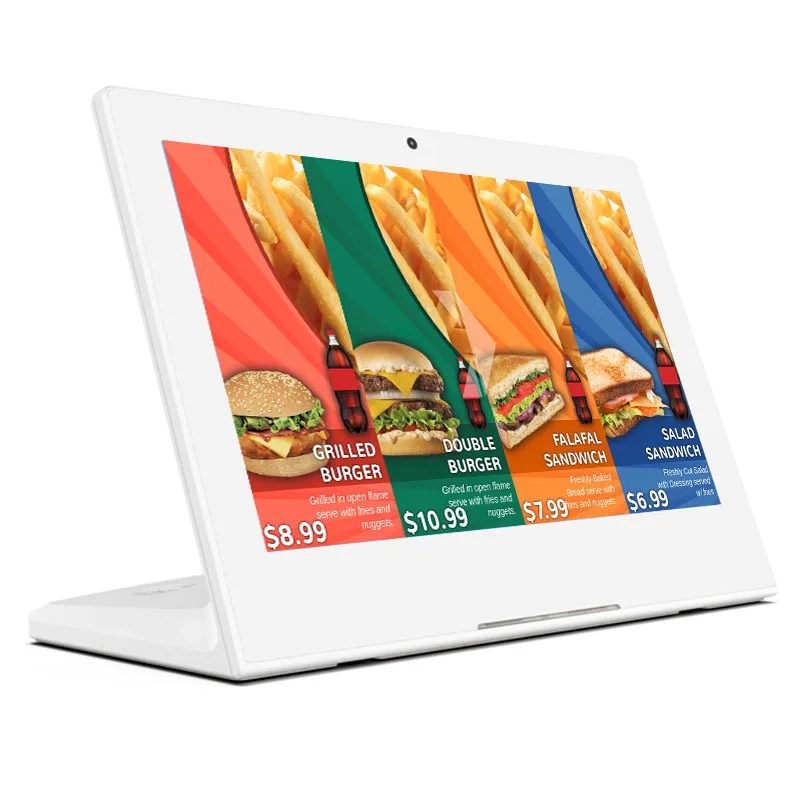 

L-Type Digital Signage 10.1 Inch Android Tablet PC RK3128 use for restaurant hotel bank Tablet pc with RJ45 POS