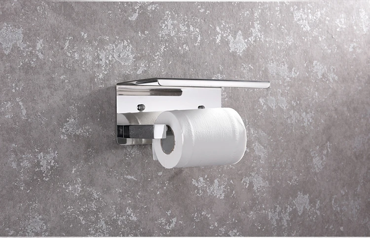 HIDEEP bathroom accessories paper towel holder with top cover SUS304 bathroom paper towel holder
