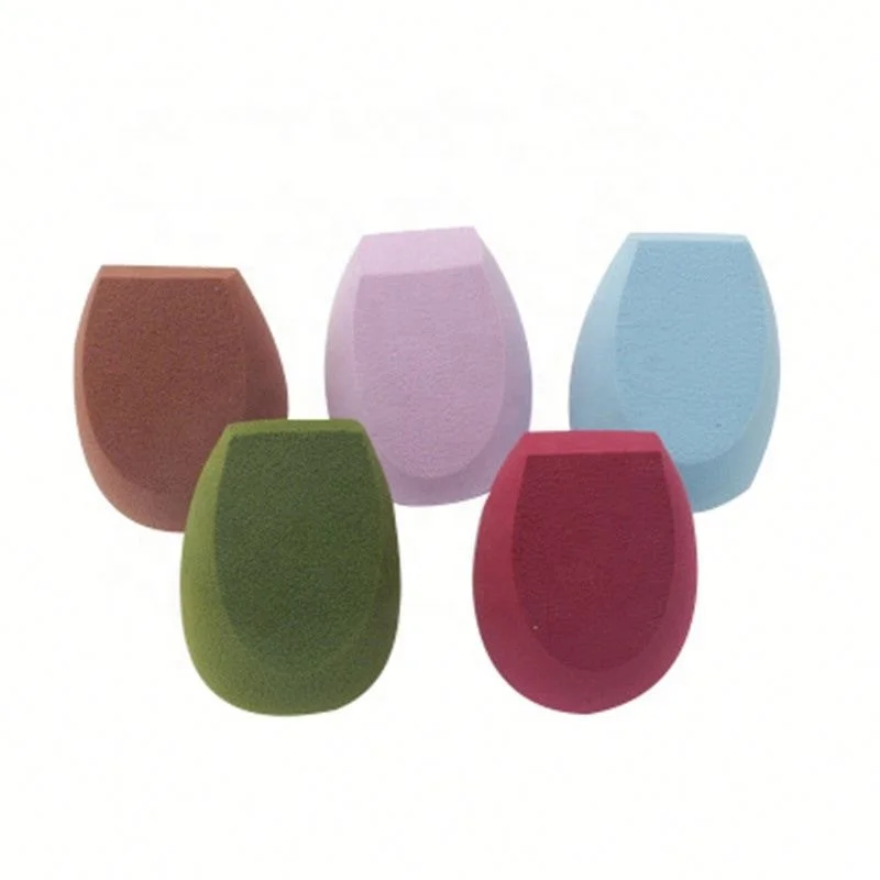 

New Style Latex Free Makeup Sponge Puff Pudding Shaped Beauty Sponge in Stock, Blue/purple/mlik tea/burgundy/matcha