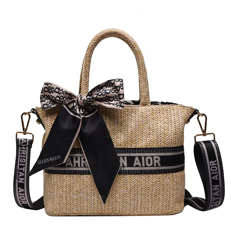 

Straw Bag women's bag 2021 summer new fashion beach vacation leisure handbag large capacity shoulder messenger bag