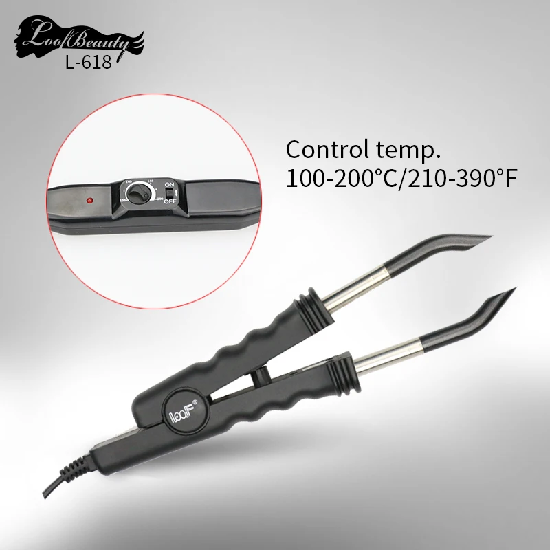 

Loof professional extension connector tool flat iron hair extensions