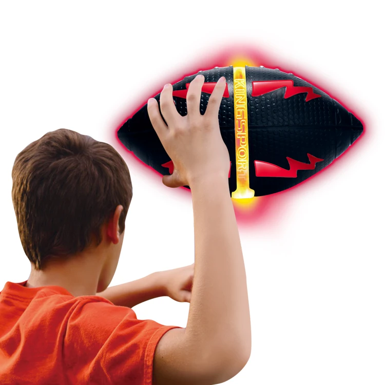 Kids toys  sport game led soccer rugby ball night light up football