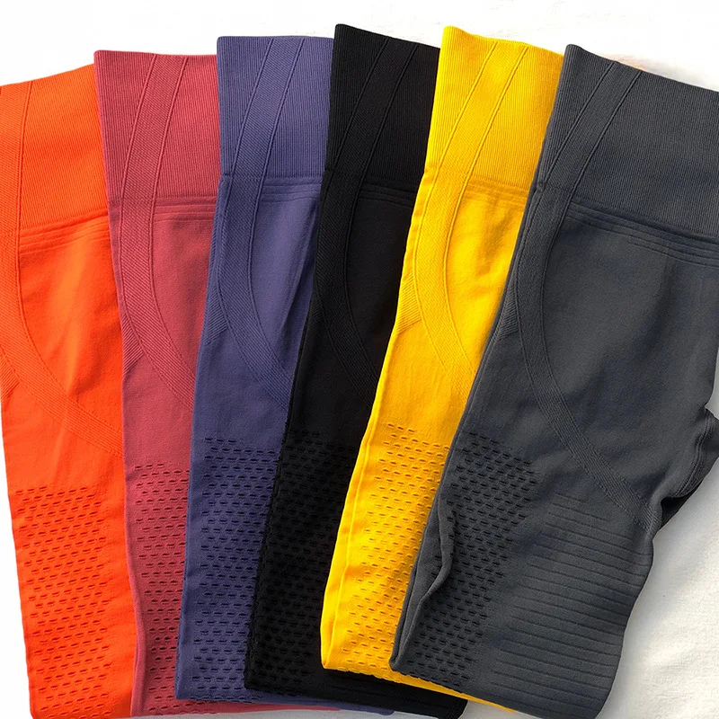 Women Stretchy Slimming Seamless Sweat Training Fitness Performance Leggings