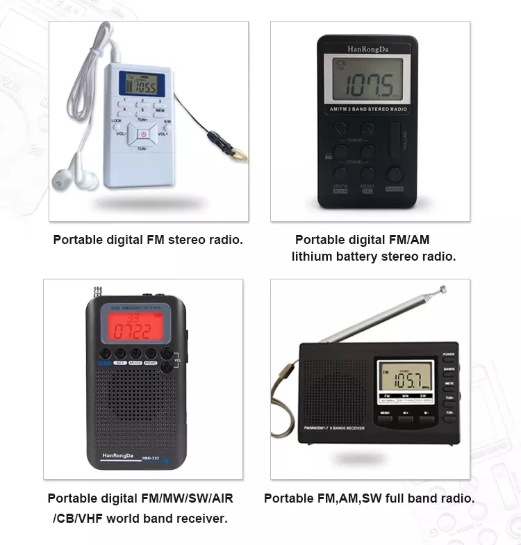 Hanrongda Hrd-737 Portable Full Band Radio Aircraft Band Receiver Fm/am/sw/  Cb/air/vhf - Buy Hrd-737 Fm Radio,Portable World Radio Receiver,Fm Am Mw Sw  Lw Radio Product on 