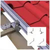 SunRack China Supplier Superior Quality Stainless Steel Roof Hook for Solar Panel Mounting