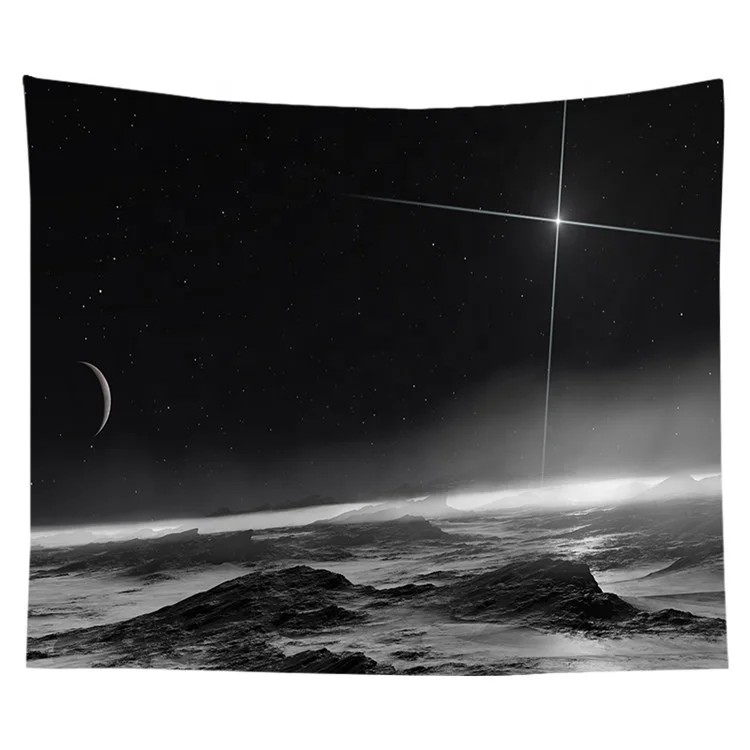 

Wall decor nordic tapestry custom ins hanging cloth ,space landscape bedroom decoration cloth, Multi color