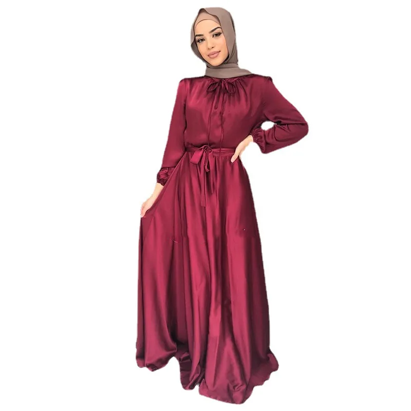 

Dubai Turkey Arab Oman Elegant Chiffon Kimono Women Muslim Solid Color Nida Abaya Women Fashion Dubia New Muslim Dress 2022, 10 colors