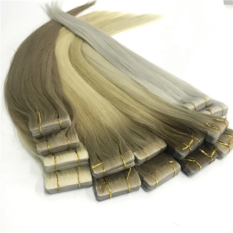 

European Injected Tape Ins Invisible Tape In Hair Brazilian Salon Quality Professional Extensions Wholesale Samples