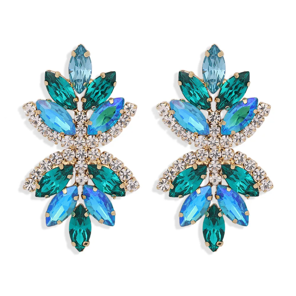 

luxury crystal rhinestone earrings earrings women jewelry fashion earrings trend 2020