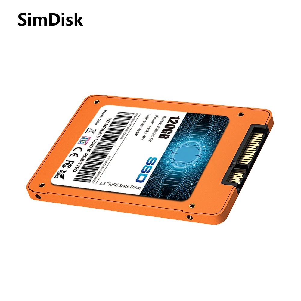 

SimDisk 2.5-inch Sata Hard Disk 128GB 240GB 256GB 480GB 512GB 960GB 1T 2T Hard Drives for Desktop Computers Internal Hard Disk