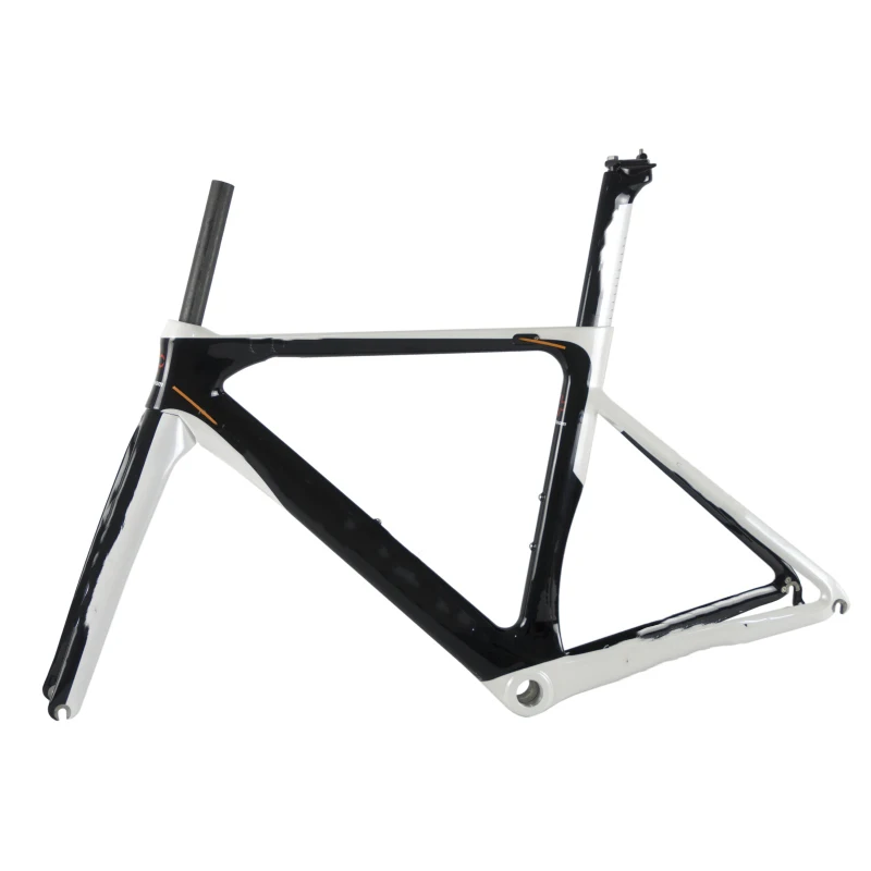 

801 2021 Custom Bicycle Frame Carbon Road Bike Frame Bicycle Parts Frameset, White