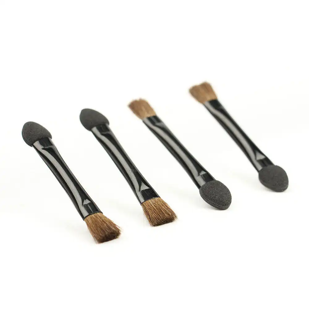 Jdk 2020 Doublehead Eyeshadow Brush Horse Hair Sponge Mini Eyeshadow