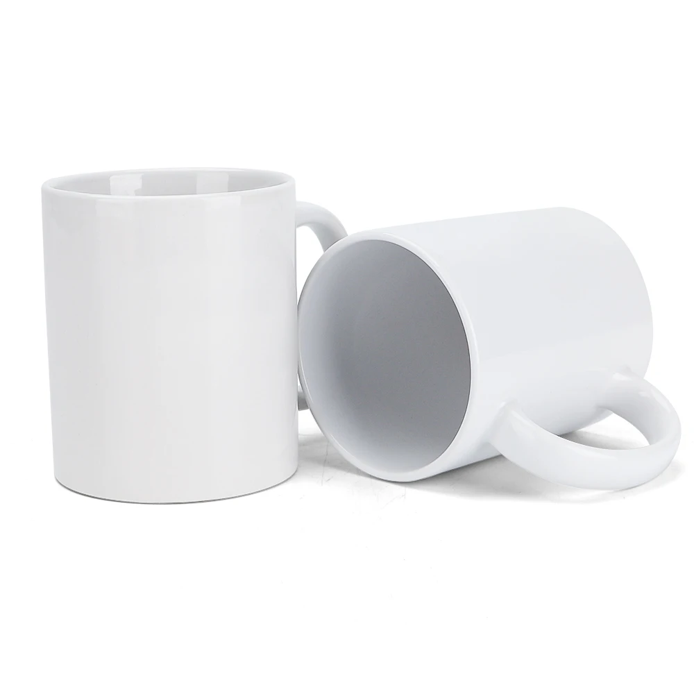 

Ceramic Sublimation Mug blank 11oz White Coffee Mug With Logo Coffee Cups Ceramic Coffee