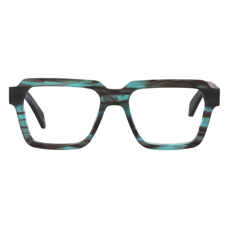 

Designer Men Blue Eyeglasses Frames Logo Custom Spectacles Acetate Eyeglasses No MOQ for Gentleman, Multi colors