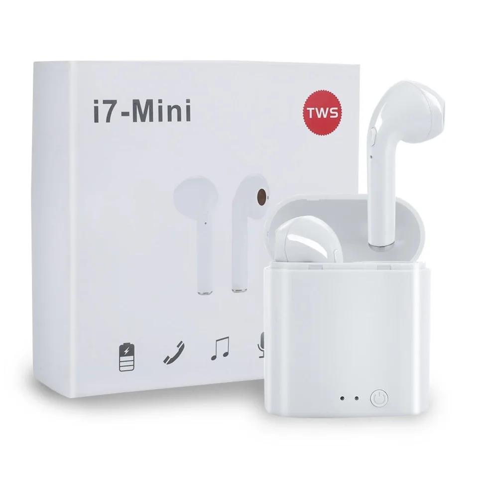

i7S i7 Mini TWS Wireless Earphones Wireless Headphones Sport Earbuds Headset With Mic Earpiece For Iphone Xiaomi Samsung Huawei