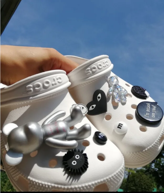 

Wholesale Cheap Custom New Design Cartoon Soft PVC Croc Clogs Shoe Charm Decoration