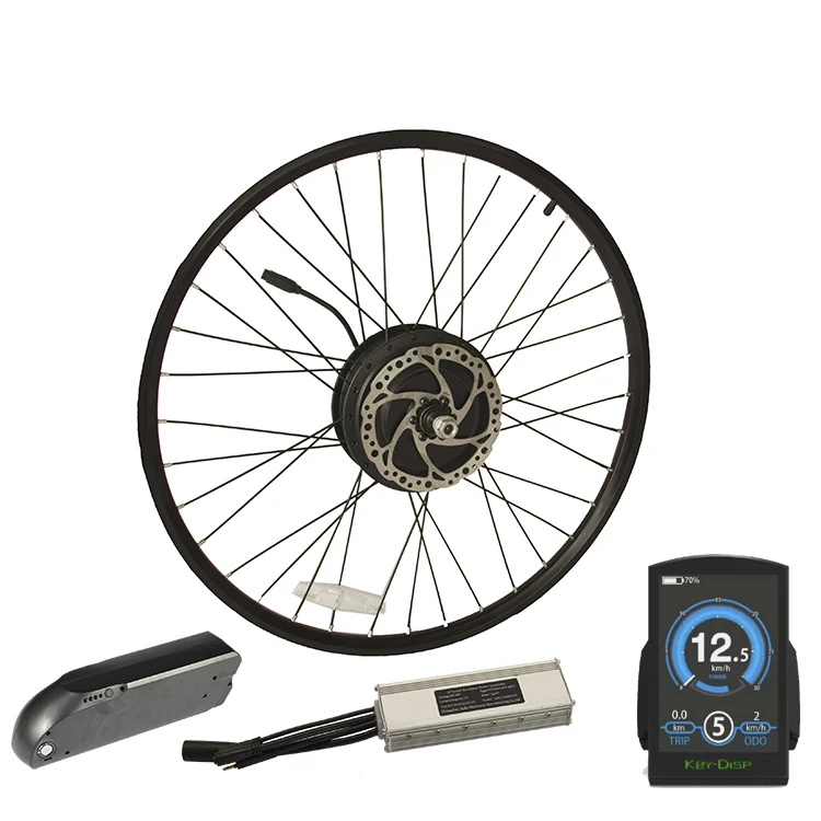 

Mountain bike hub motor kit 36V 1000W High-speed Brush Motor Electric Bike Conversion Kit