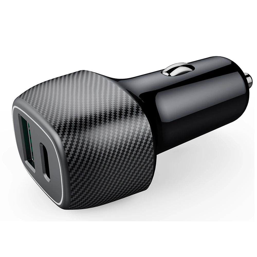 

SHOUNUO Fast USB Car Charger for Mobile Phone, Black