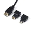 1.5M 3 in 1 HDMI Cable to HDMI / Mini HDMI / Micro HDMI Adaptor Kit Support 1080P