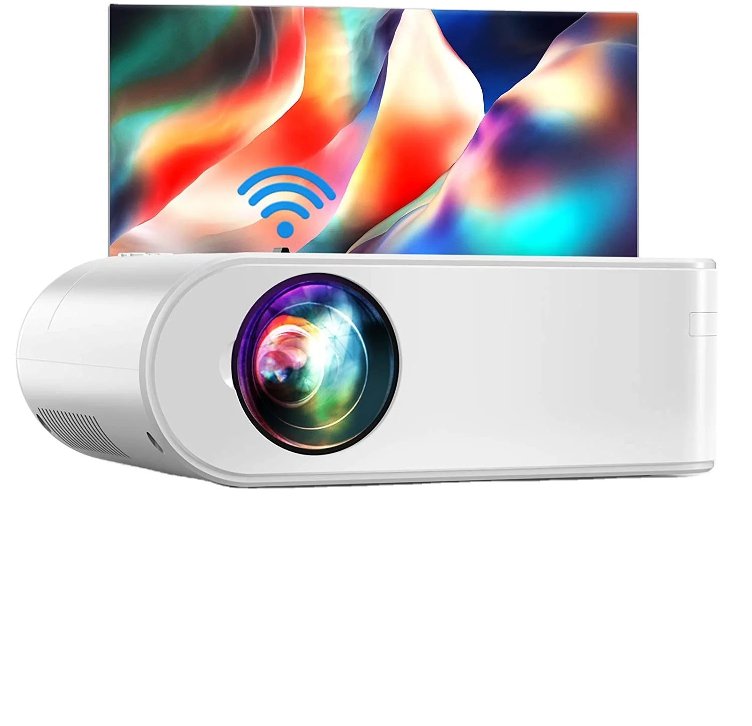 

Yaber V2 Phone Projectors For Android IOS TV Stick PC Laptop Gaming WiFi HiFi Stereo Sound 6500L 200inch LED LCD Game Projectors
