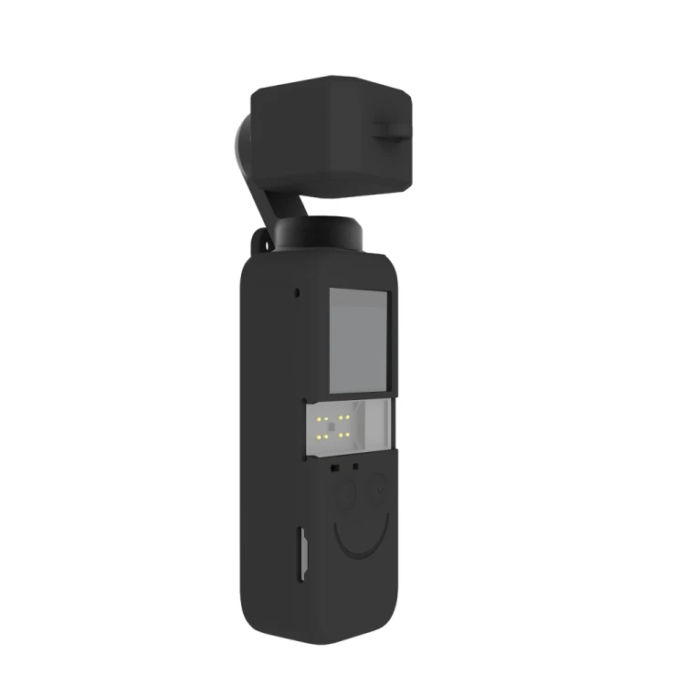 

Dropshipping Black Color PULUZ 2 in 1 Silicone Cover Case for DJI OSMO Pocket 2 Sports Camera