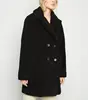 2019 Winter Lady Casual Black Teddy Type Loose Wool Long Woman Coat