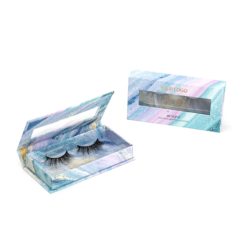 

SY shuying 30 mm mink private label vegan eyelashes wholesale false eyelash packaging box