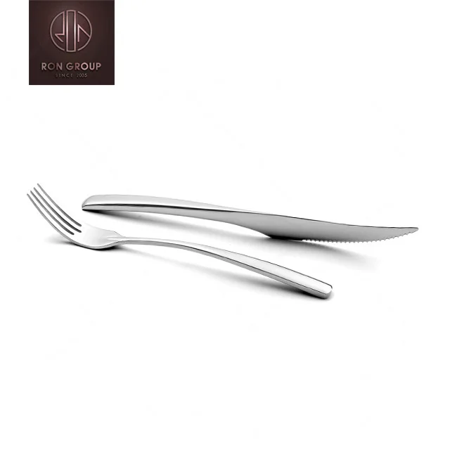 

Restaurant Eco-Friendly Stainless Steel Portable Cutlery Set, Silver/golden