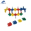 Tropical fish building blocks inserted plastic toys