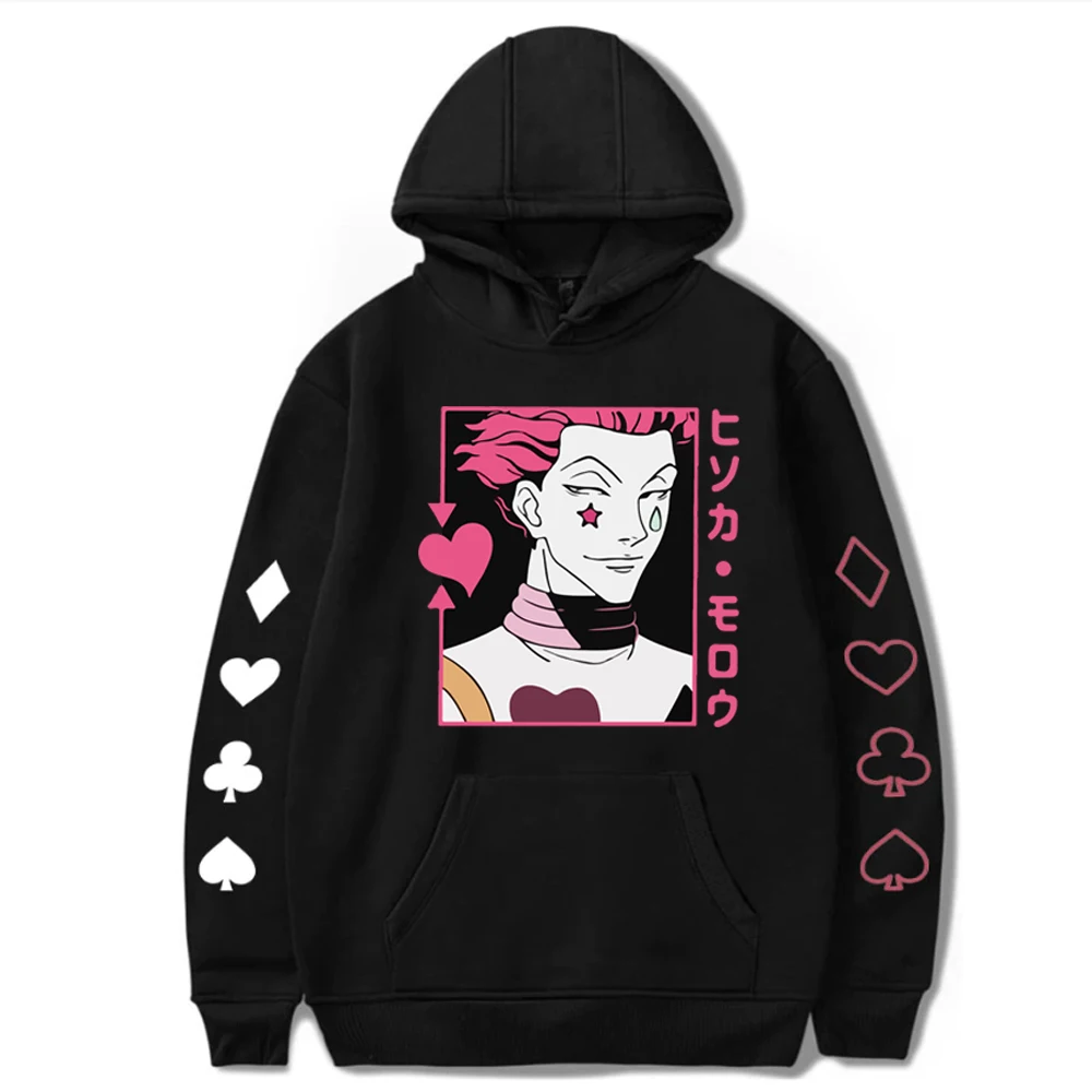 

Anime Hisoka Hoodies Fashion Men Women Sweatshirts Casual Hooded Harajuku New Sports Hoodie