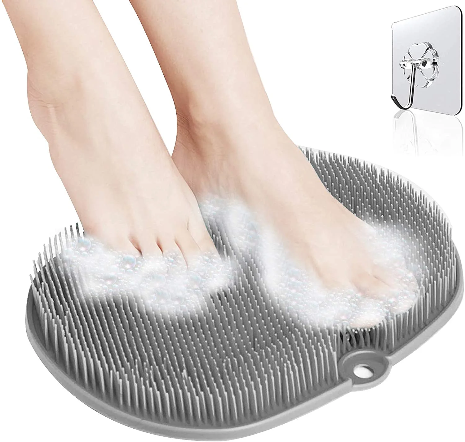 

Shower Silicone Foot Massager Scrubber Bath Foot Brush Foot Body Bath Scrubber with Suction Cup